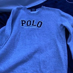 vintage polo crewneck sweater